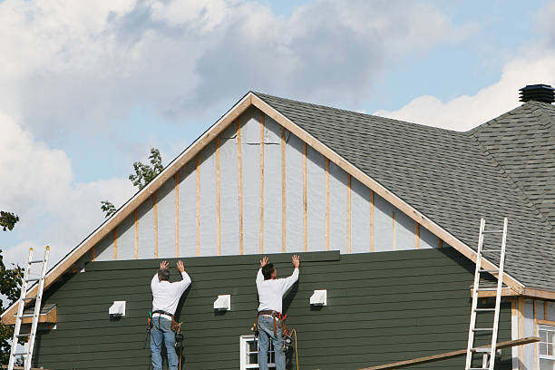 Professional Siding technician working in Newnan, GA